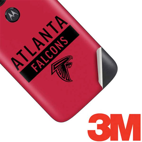 NFL Atlanta Falcons Red Performance Series Moto E5 Play Skin
