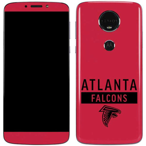 NFL Atlanta Falcons Red Performance Series Moto E5 Plus Skin