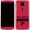 NFL Atlanta Falcons Red Performance Series Moto E5 Plus Skin