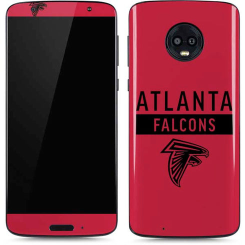 NFL Atlanta Falcons Red Performance Series Moto G6 Skin