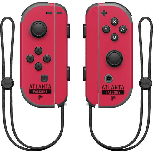 NFL Atlanta Falcons Red Performance Series Nintendo Joy-Con (L/R) Controller Skin