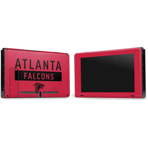 NFL Atlanta Falcons Red Performance Series Nintendo Switch Bundle Skin