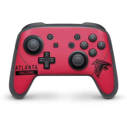NFL Atlanta Falcons Red Performance Series Nintendo Switch Pro Controller Skin