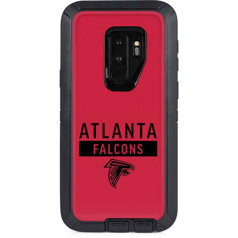 NFL Atlanta Falcons Red Performance Series Otterbox Defender Galaxy Skin