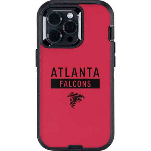 NFL Atlanta Falcons Red Performance Series Otterbox Defender iPhone Skin