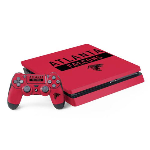 NFL Atlanta Falcons Red Performance Series PS4 Slim Bundle Skin