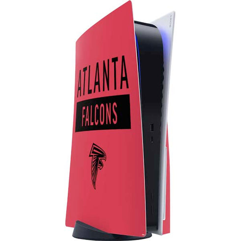 NFL Atlanta Falcons Red Performance Series PS5 Console Skin