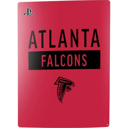 NFL Atlanta Falcons Red Performance Series PS5 Console Skin