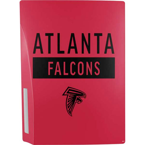 NFL Atlanta Falcons Red Performance Series PS5 Console Skin