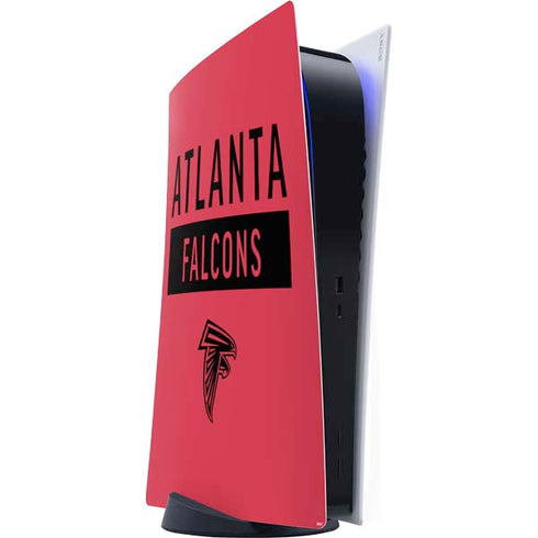 NFL Atlanta Falcons Red Performance Series PS5 Digital Edition Console Skin