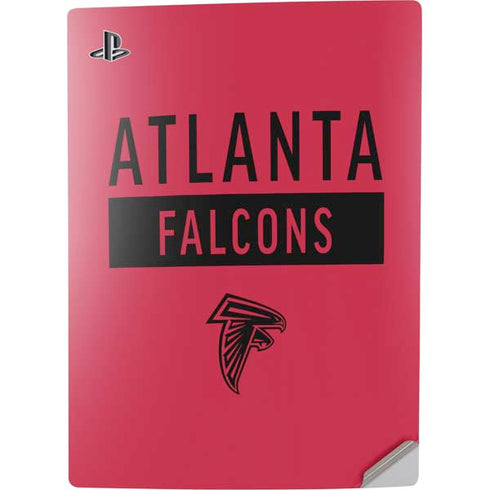 NFL Atlanta Falcons Red Performance Series PS5 Digital Edition Console Skin