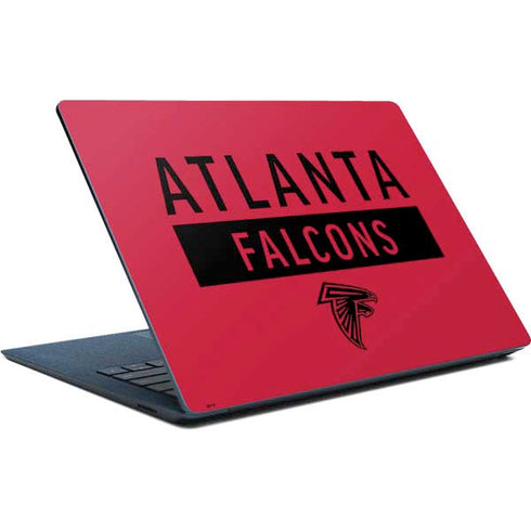 NFL Atlanta Falcons Red Performance Series Surface Laptop Skin