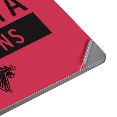 NFL Atlanta Falcons Red Performance Series Universal Laptop 16.6in (13.4 x 9.7in) Skin