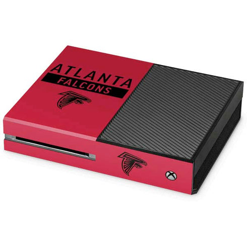 NFL Atlanta Falcons Red Performance Series Xbox One Console Skin