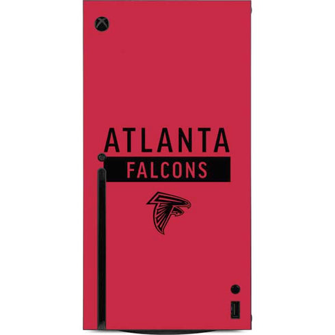 NFL Atlanta Falcons Red Performance Series Xbox Series X Console Skin