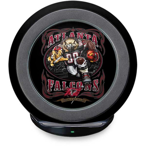 Liquid Blue NFL Atlanta Falcons Running Back Fast Charge Wireless Charging Stand Skin