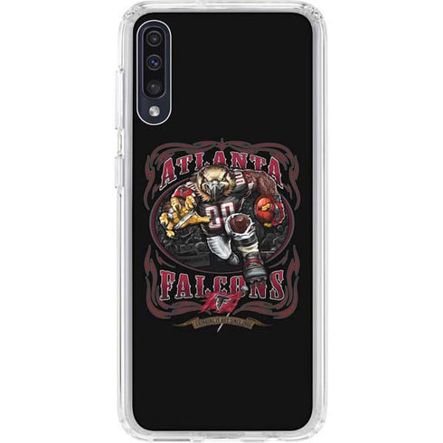 Liquid Blue NFL Atlanta Falcons Running Back Galaxy A50 Clear Case