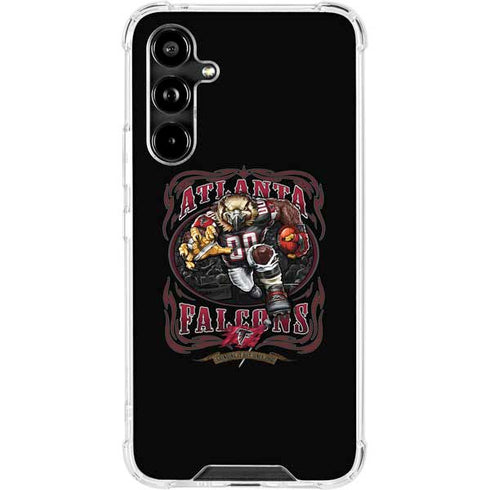 Liquid Blue NFL Atlanta Falcons Running Back Galaxy A54 5G Clear Case