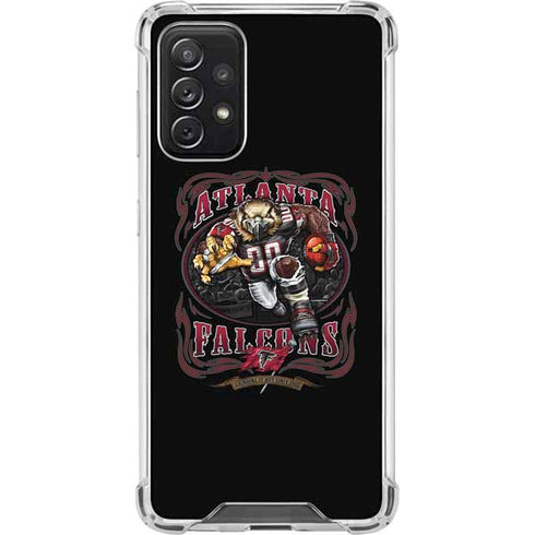 Liquid Blue NFL Atlanta Falcons Running Back Galaxy A72 5G Clear Case