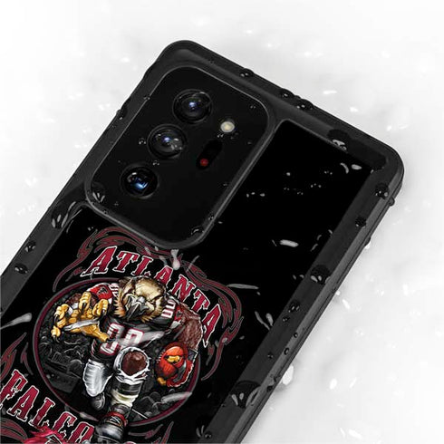 Liquid Blue NFL Atlanta Falcons Running Back Galaxy Note20 Ultra 5G Waterproof Case