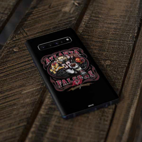 Liquid Blue NFL Atlanta Falcons Running Back Galaxy S10 Plus Skin