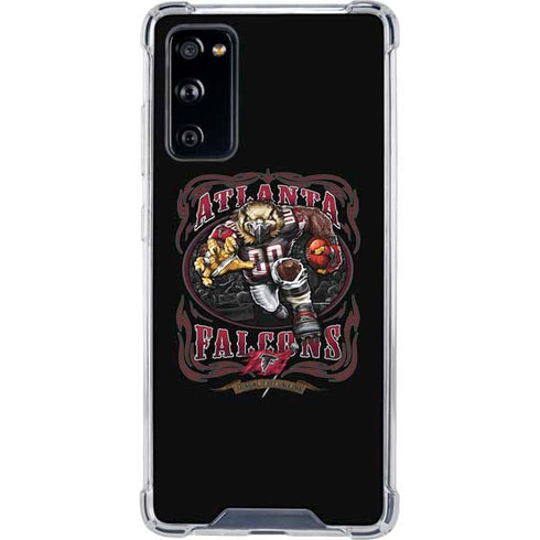 Liquid Blue NFL Atlanta Falcons Running Back Galaxy S20 FE Clear Case