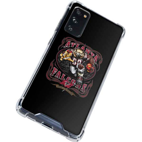 Liquid Blue NFL Atlanta Falcons Running Back Galaxy S20 FE Clear Case