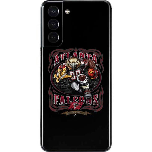 Liquid Blue NFL Atlanta Falcons Running Back Galaxy S21 5G Skin
