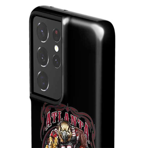 Liquid Blue NFL Atlanta Falcons Running Back Galaxy S21 Ultra 5G Pro Case
