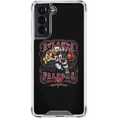 Liquid Blue NFL Atlanta Falcons Running Back Galaxy S22 Clear Case