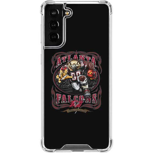 Liquid Blue NFL Atlanta Falcons Running Back Galaxy S22 Plus Clear Case