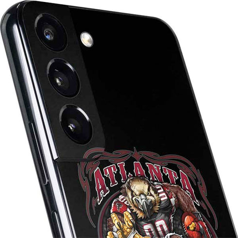 Liquid Blue NFL Atlanta Falcons Running Back Galaxy S22 Plus Skin
