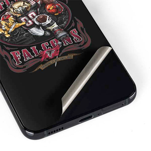 Liquid Blue NFL Atlanta Falcons Running Back Galaxy S22 Plus Skin