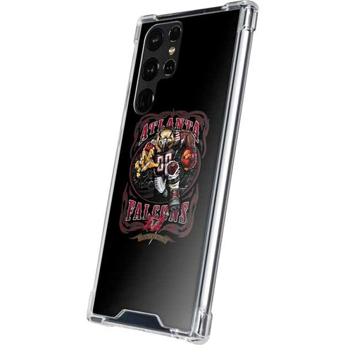 Liquid Blue NFL Atlanta Falcons Running Back Galaxy S22 Ultra Clear Case