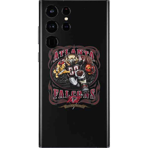 Liquid Blue NFL Atlanta Falcons Running Back Galaxy S22 Ultra Skin