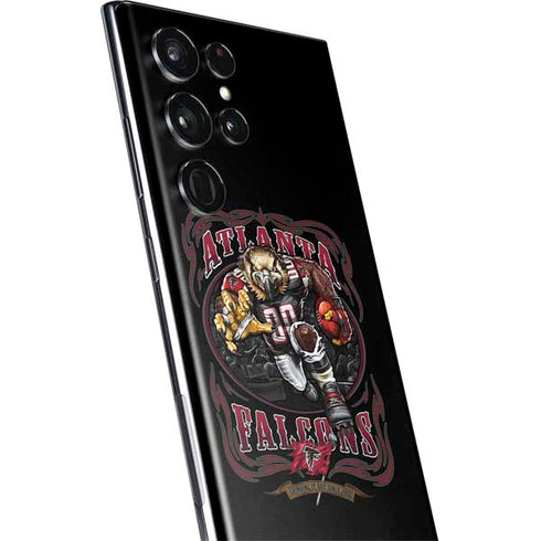 Liquid Blue NFL Atlanta Falcons Running Back Galaxy S22 Ultra Skin