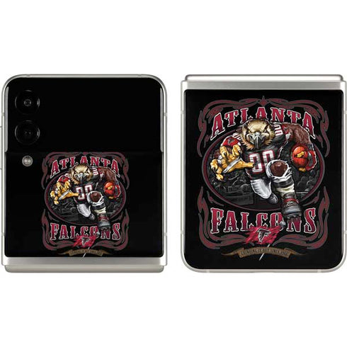 Liquid Blue NFL Atlanta Falcons Running Back Galaxy Z Flip3 5G Skin