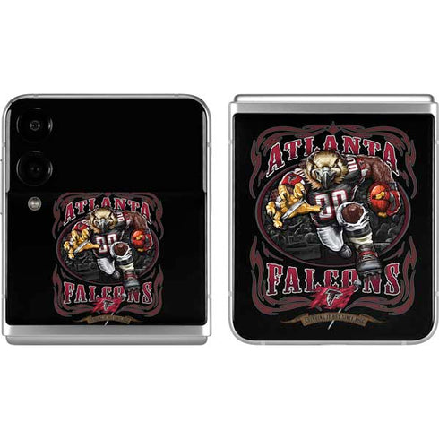 Liquid Blue NFL Atlanta Falcons Running Back Galaxy Z Flip4 5G Skin