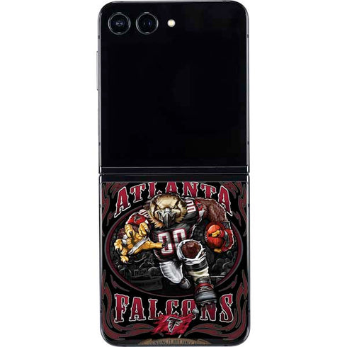 Liquid Blue NFL Atlanta Falcons Running Back Galaxy Z Flip5 5G Skin