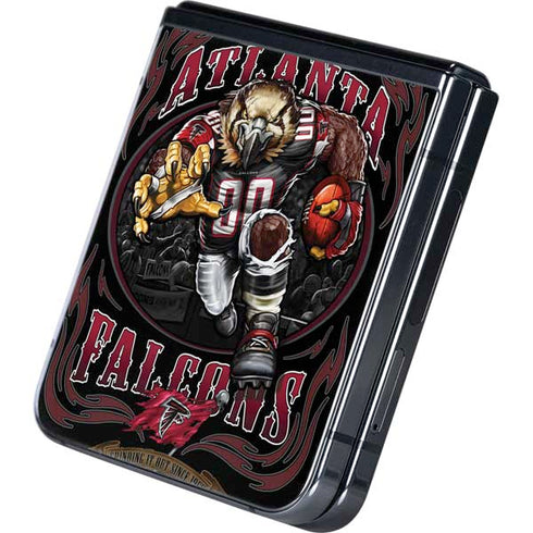 Liquid Blue NFL Atlanta Falcons Running Back Galaxy Z Flip5 5G Skin