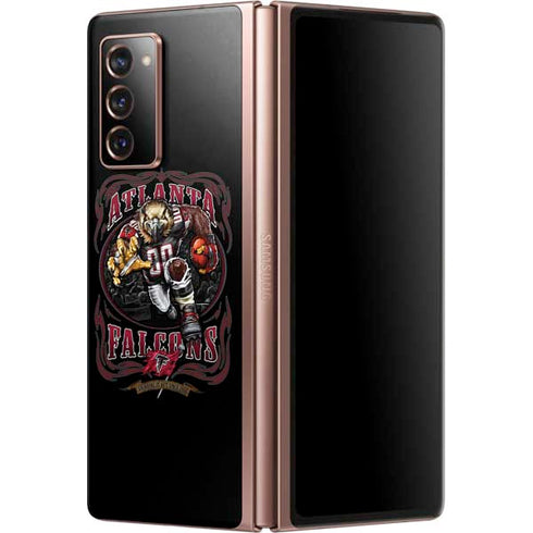 Liquid Blue NFL Atlanta Falcons Running Back Galaxy Z Fold2 5G Skin