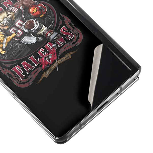 Liquid Blue NFL Atlanta Falcons Running Back Galaxy Z Fold2 5G Skin