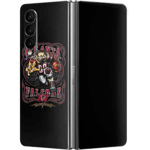 Liquid Blue NFL Atlanta Falcons Running Back Galaxy Z Fold4 5G Skin