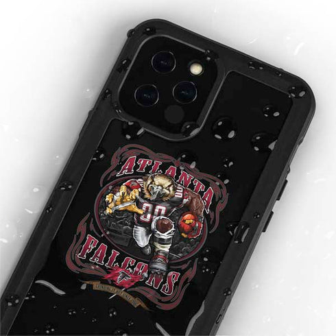 Liquid Blue NFL Atlanta Falcons Running Back iPhone 12 Pro Waterproof Case