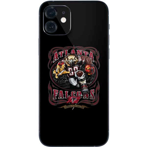 Liquid Blue NFL Atlanta Falcons Running Back iPhone 12 Skin