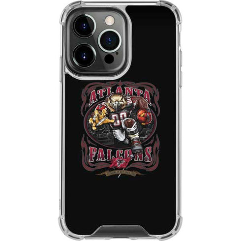 Liquid Blue NFL Atlanta Falcons Running Back iPhone 13 Pro Clear Case