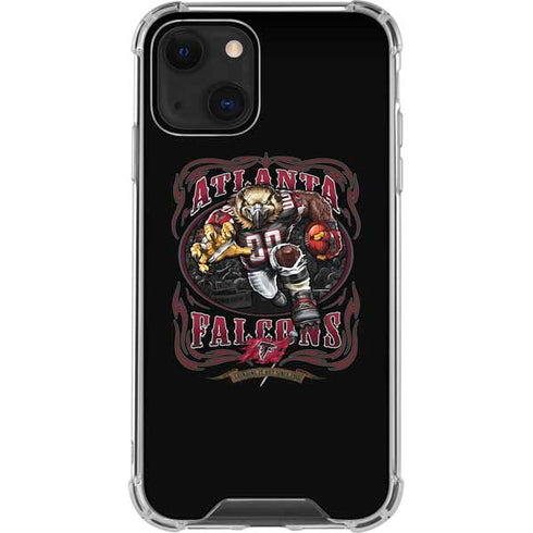 Liquid Blue NFL Atlanta Falcons Running Back iPhone 14 Clear Case
