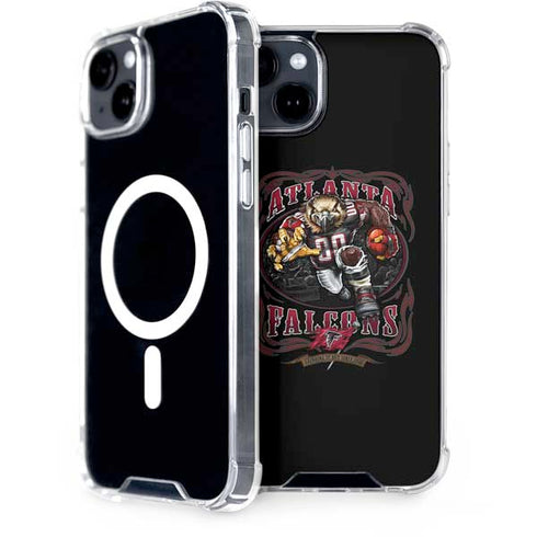 Liquid Blue NFL Atlanta Falcons Running Back iPhone 15 MagSafe Case