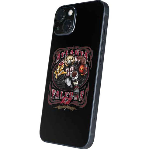 Liquid Blue NFL Atlanta Falcons Running Back iPhone 14 Plus Skin