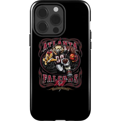 Liquid Blue NFL Atlanta Falcons Running Back iPhone 14 Pro Impact Case